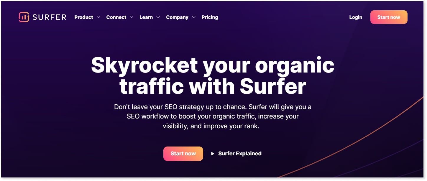 Surfer SEO Marketing Tool