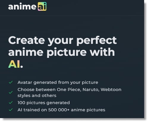 Anime AI character generator