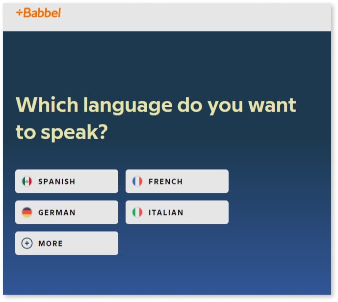 Babbel AI language learning