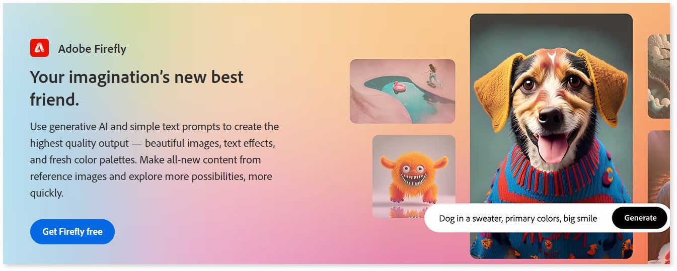 Adobe Firefly AI image generator 
