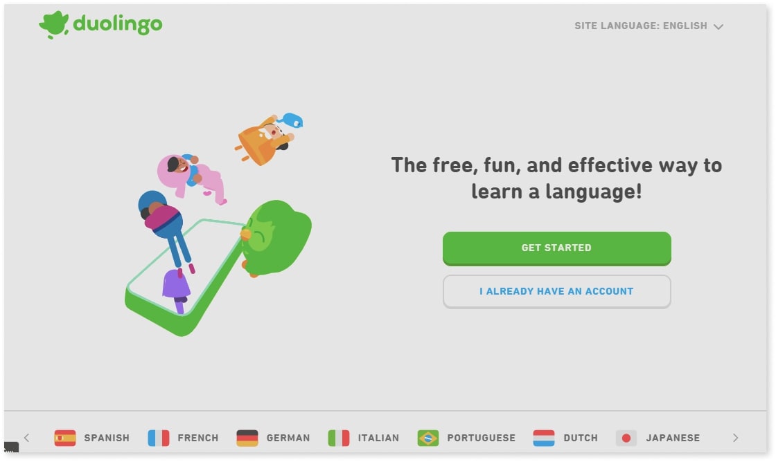 Duolingo Free educational app