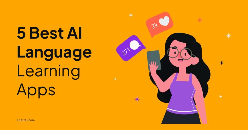 AI language learning apps and tools