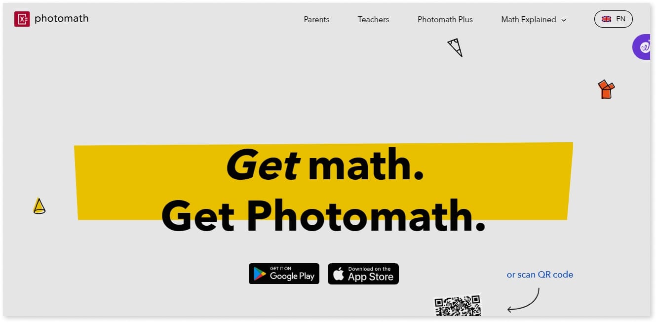 Photomath educational app
