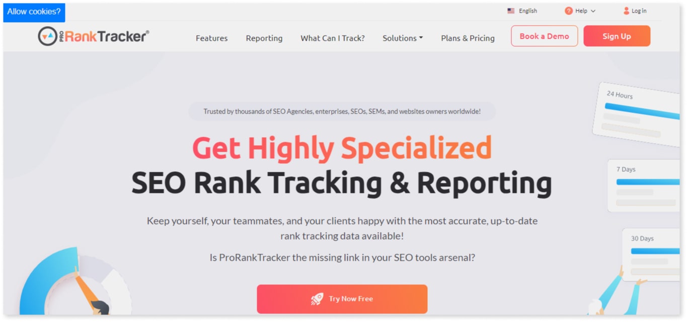 Pro Rank Tracker AI SEO tool 