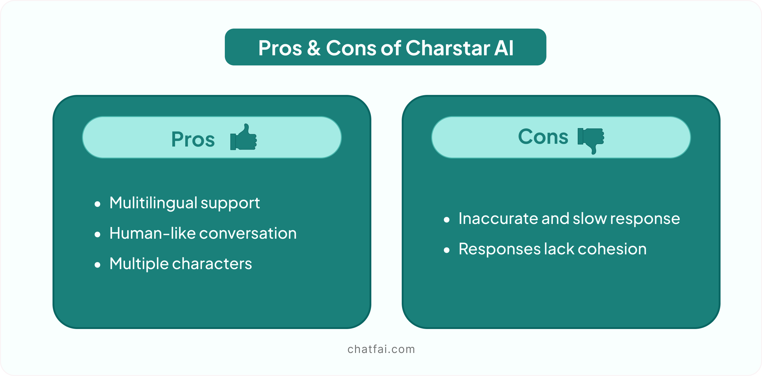 charstar ai pros and cons