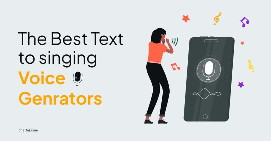 Text to singing voice generator