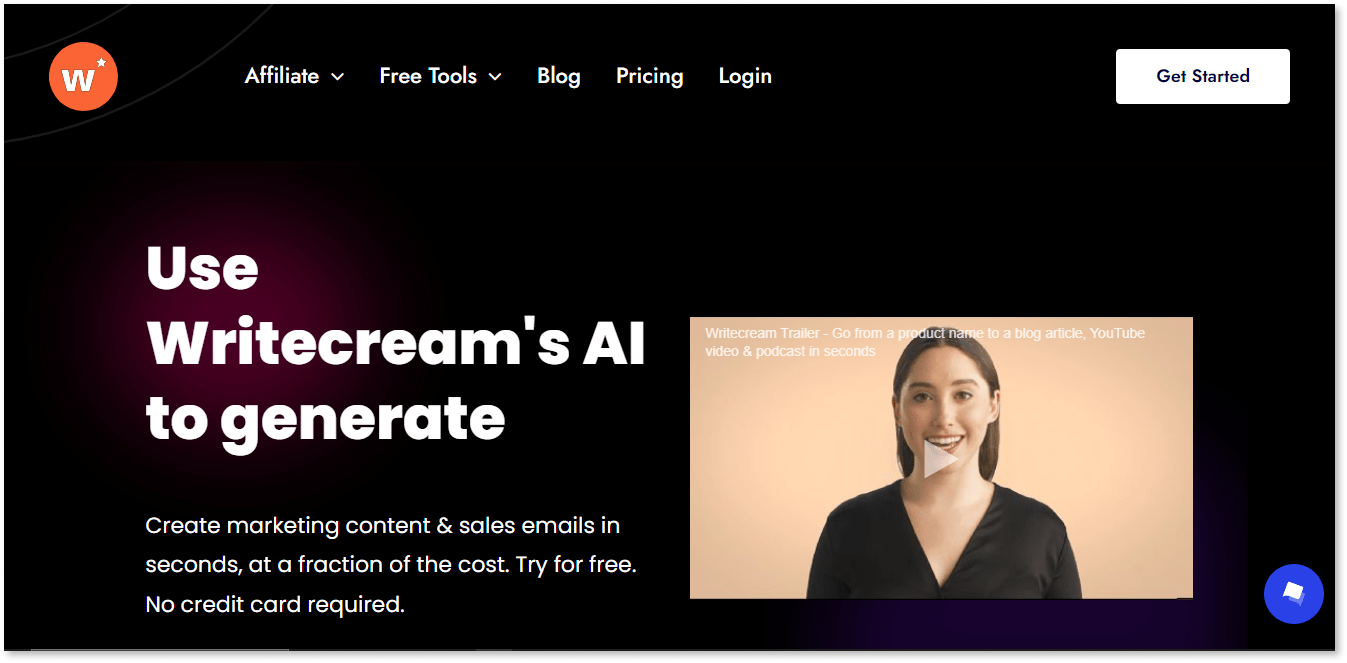 Write cream AI story generator 