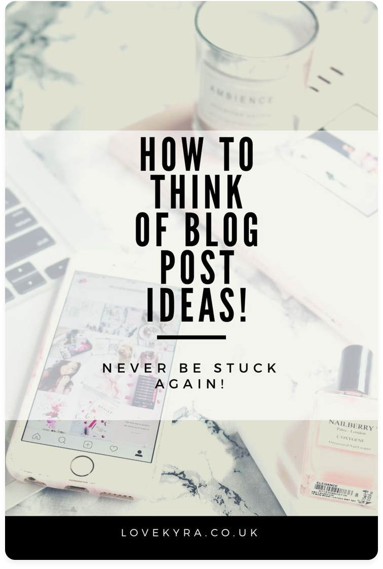 personal blog post topics