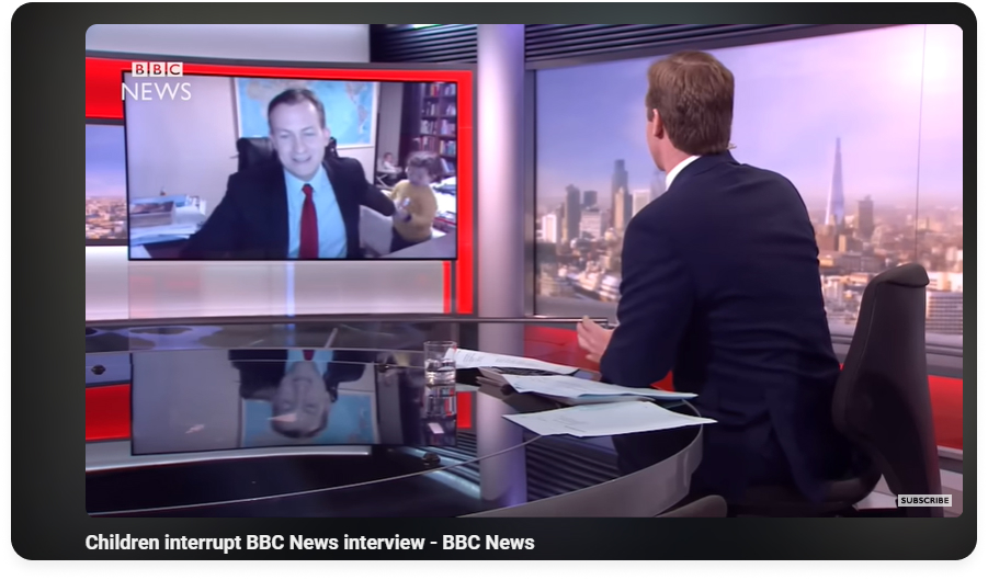 Robert Kelly's Kids Interrupt his BBC Interview