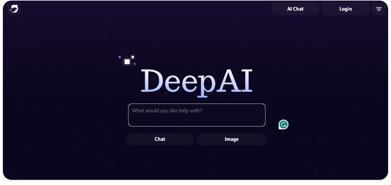 Deep AI free image generator 