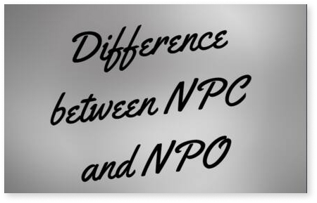 Difference between NPC and NPO