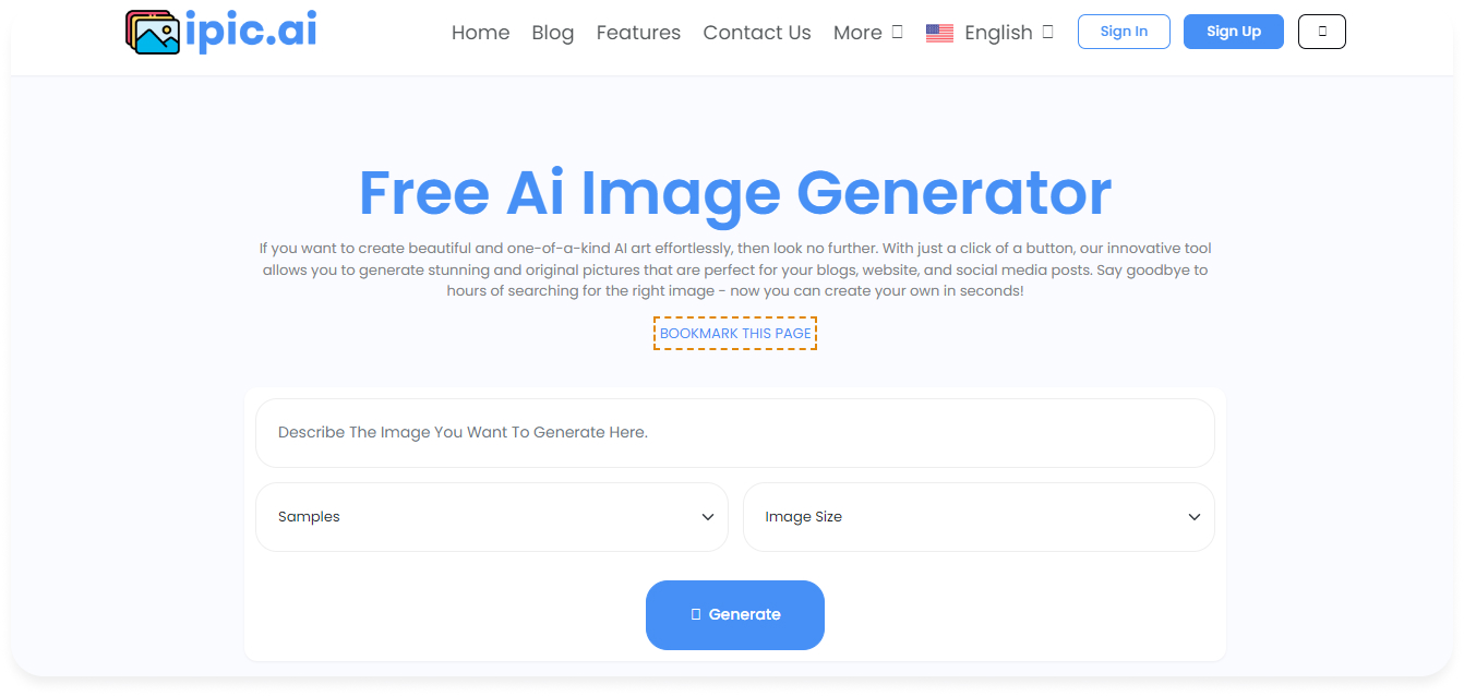 Ipic.AI image generator 