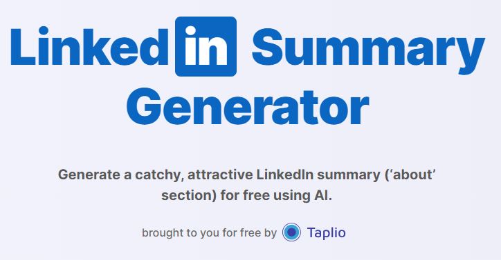 Taplio summary generator