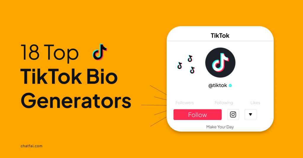 18 Top TikTok Bio Generators