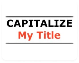 Capitalize