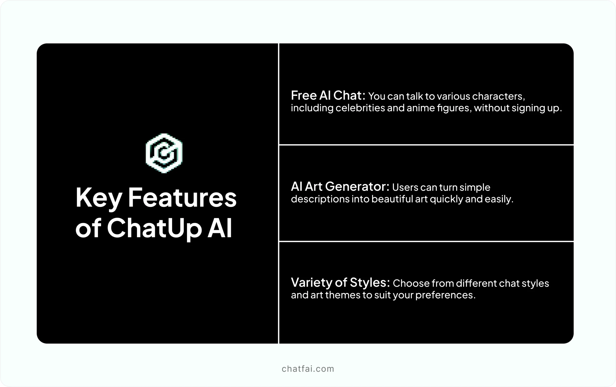 Key Features of Chatup AI 