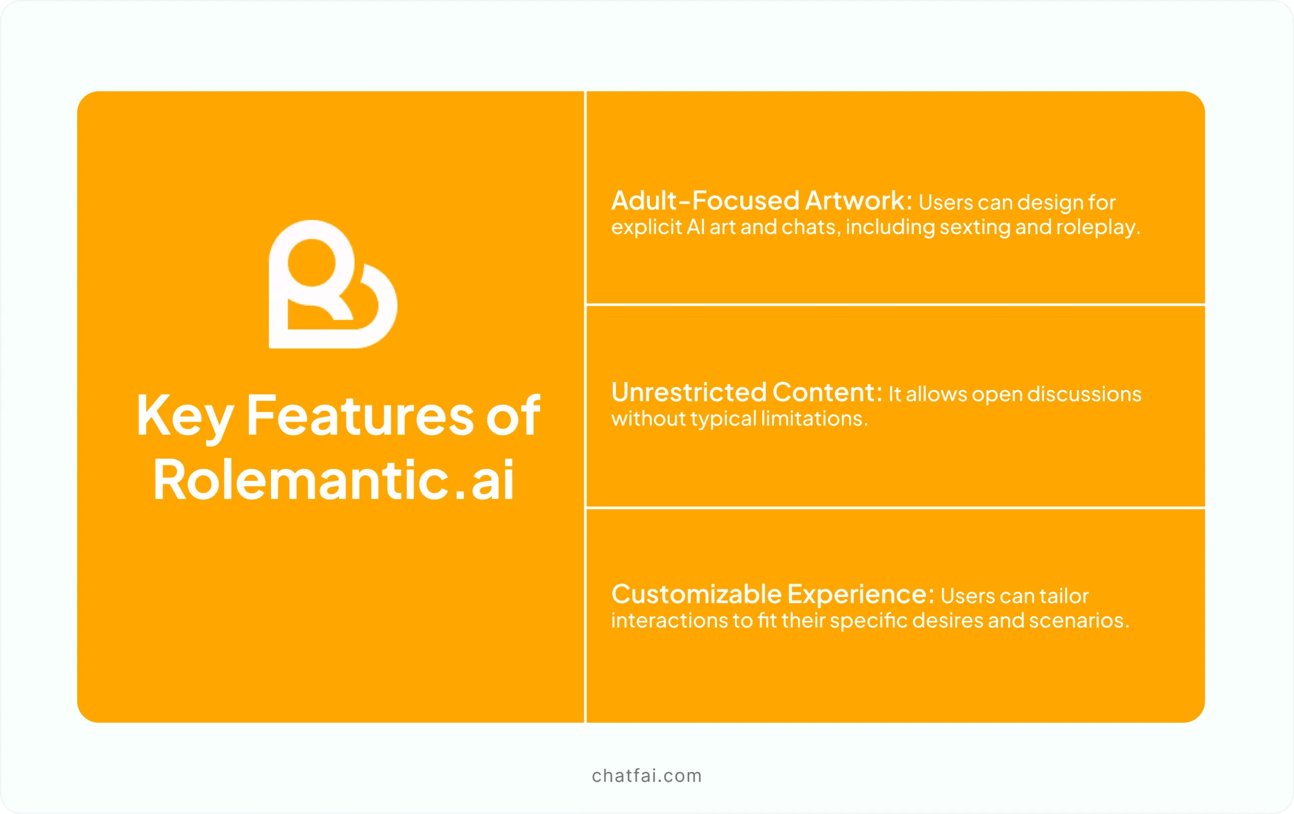 Key features of Rolemantic AI 