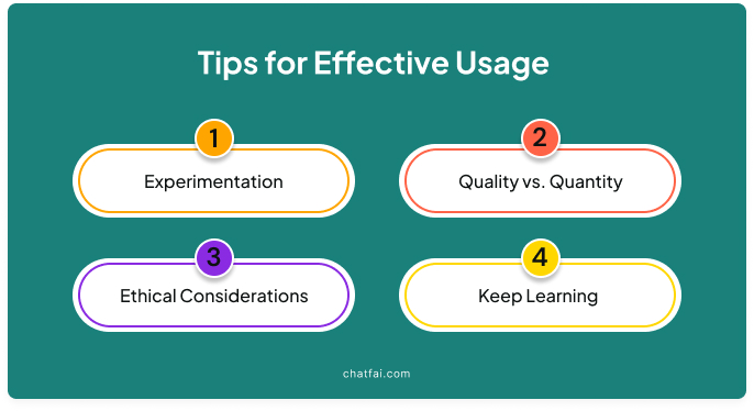 Tips for Effective Usage