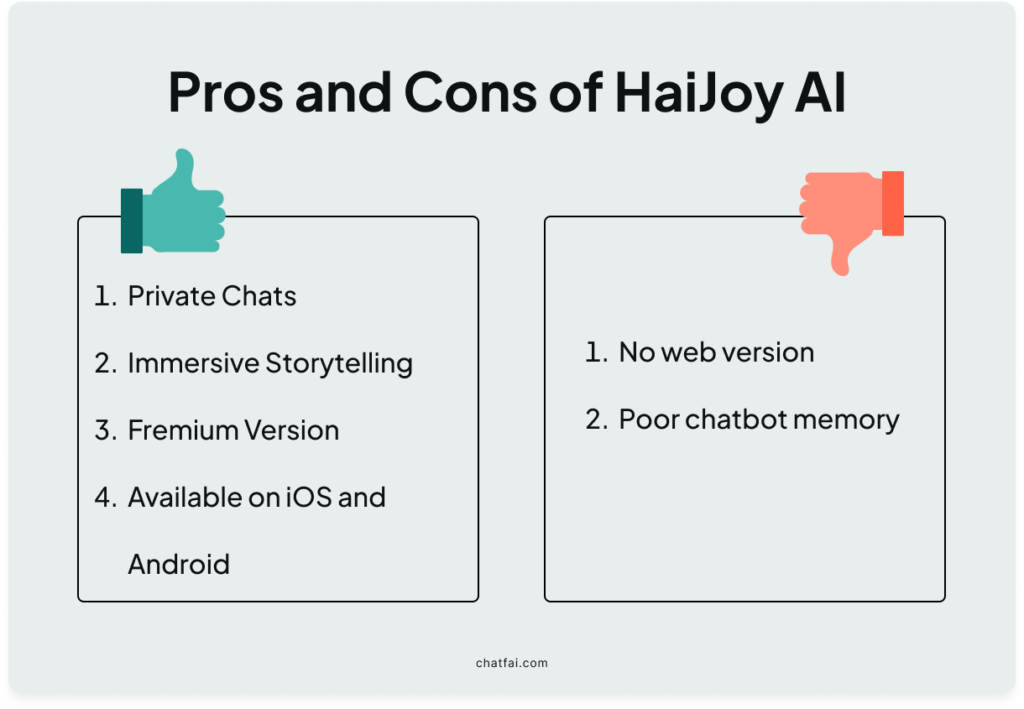 Pros and Cons HaiJoy AI