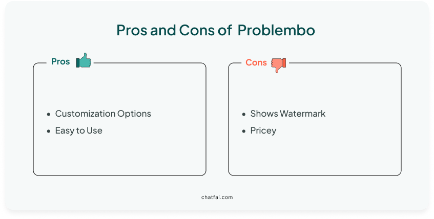 Pros and Cons of Problembo
