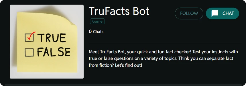 True or False Bot