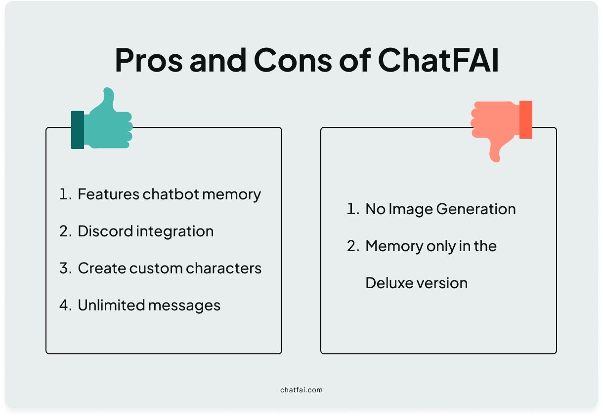 Pros and Cons of ChatFAI