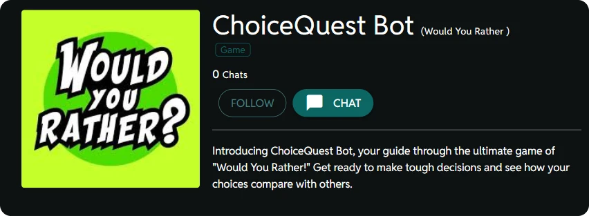 Would You Rather Bot