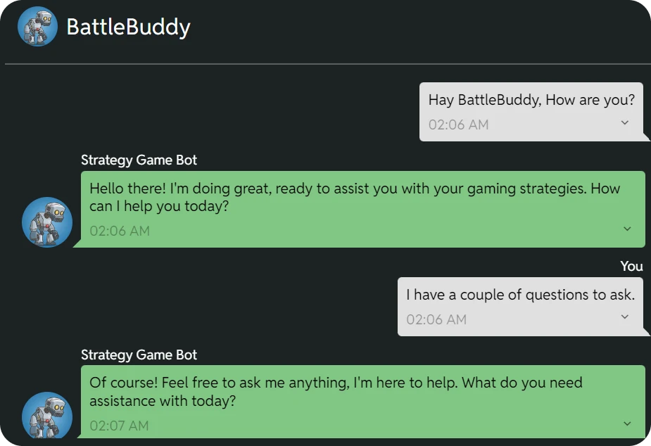 Strategy game bot