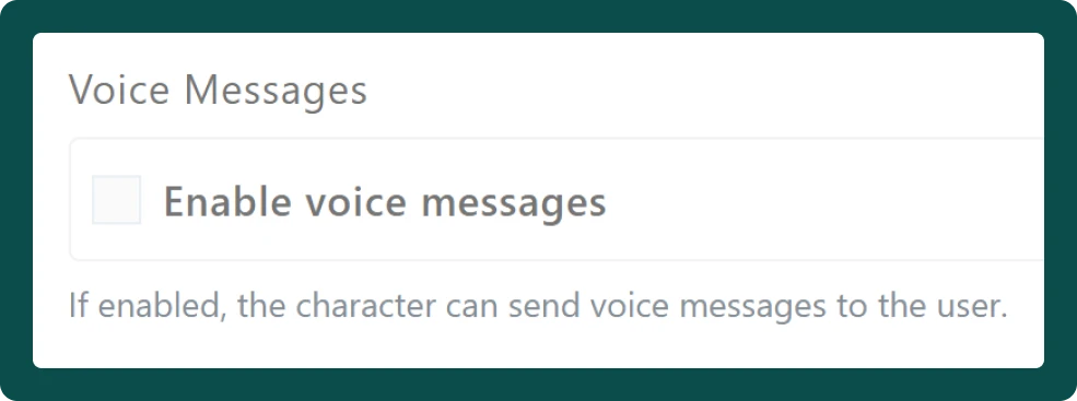 chatfai voice option