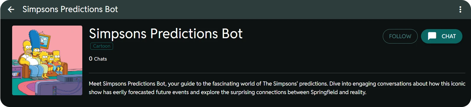Chat with Simpsons AI