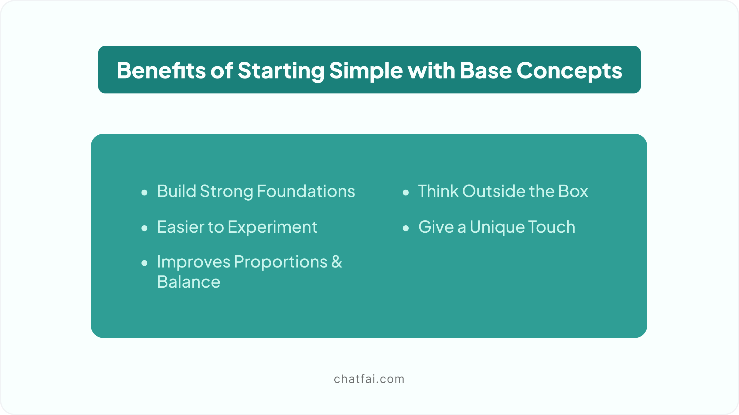 Benefits of Starting with Simple Concepts 