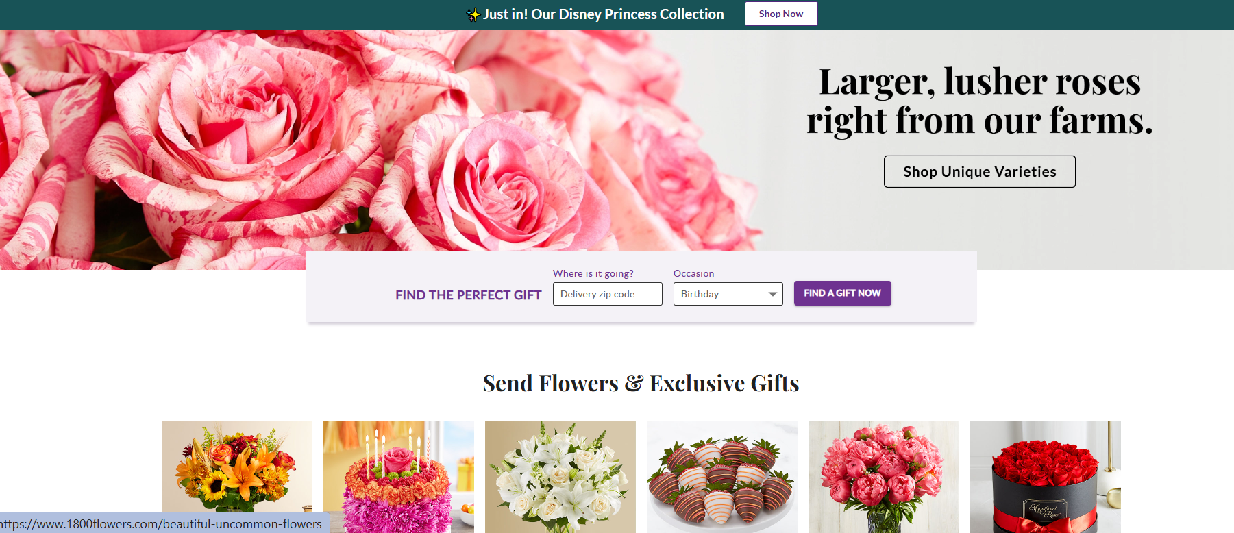 1-800-Flowers' Direct Ordering