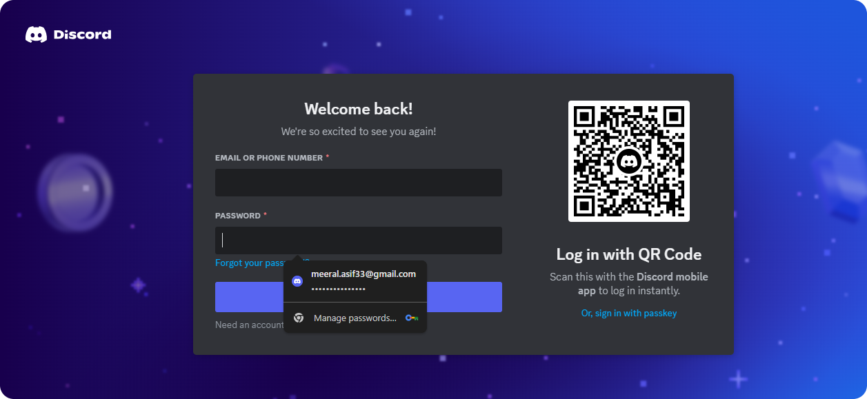 discord login 