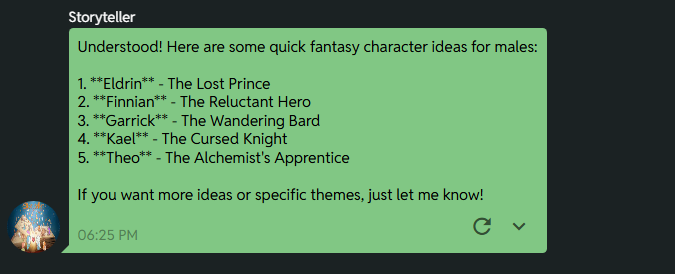 male fantasy character ideas