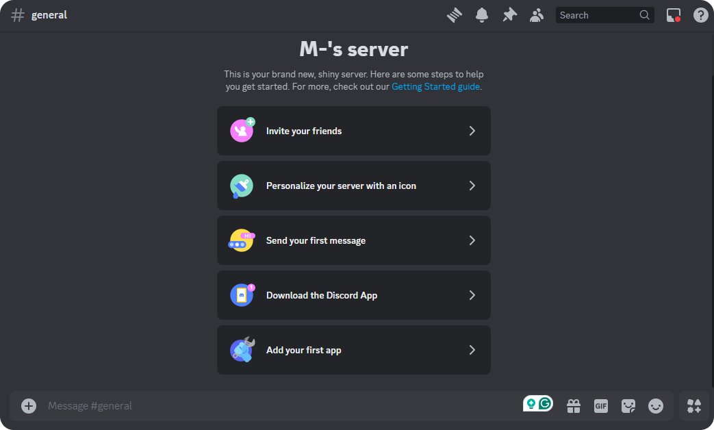 create discord server 